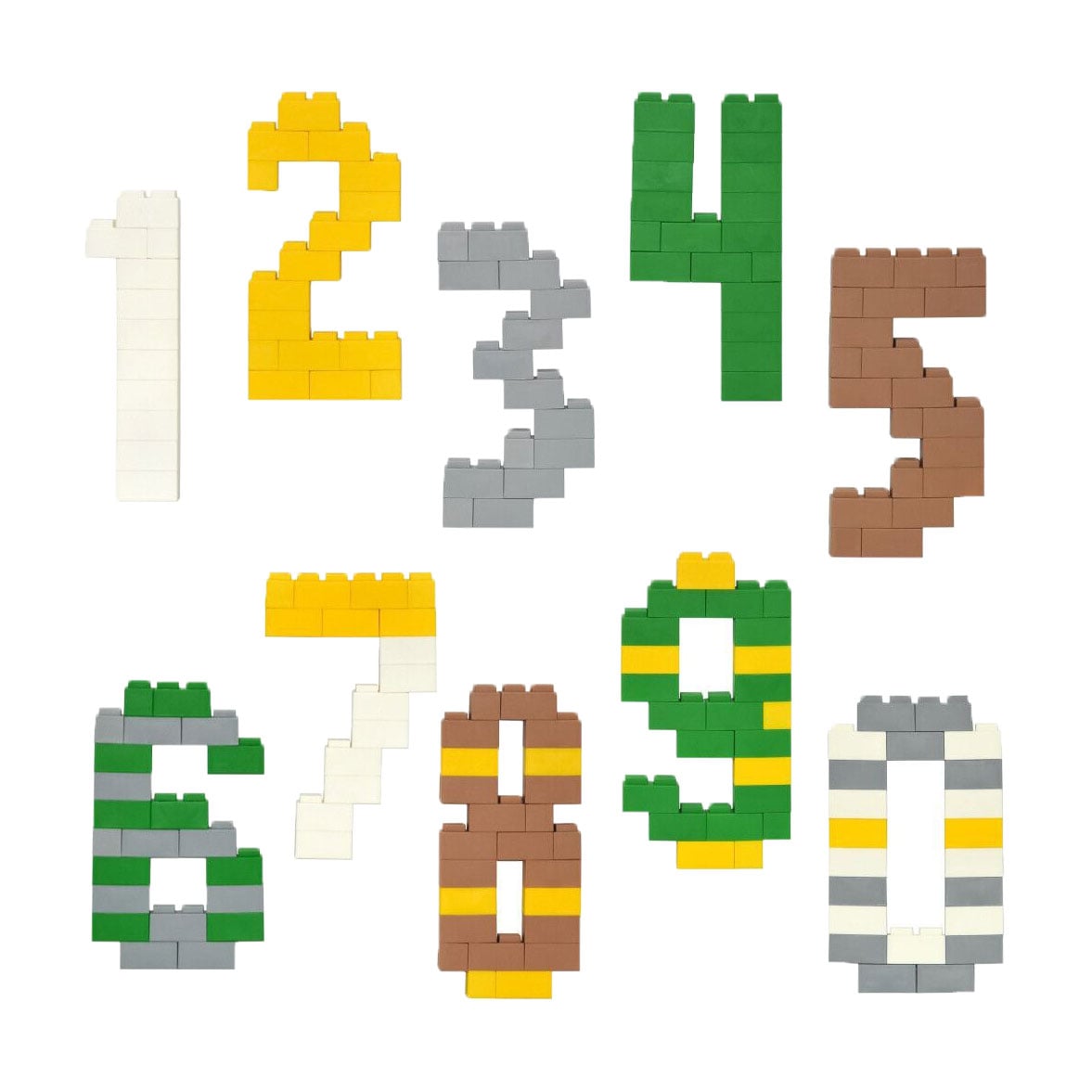 Дитячий конструктор Tigres Брікс Цифри, 85 елементів, від 3 років (40008)